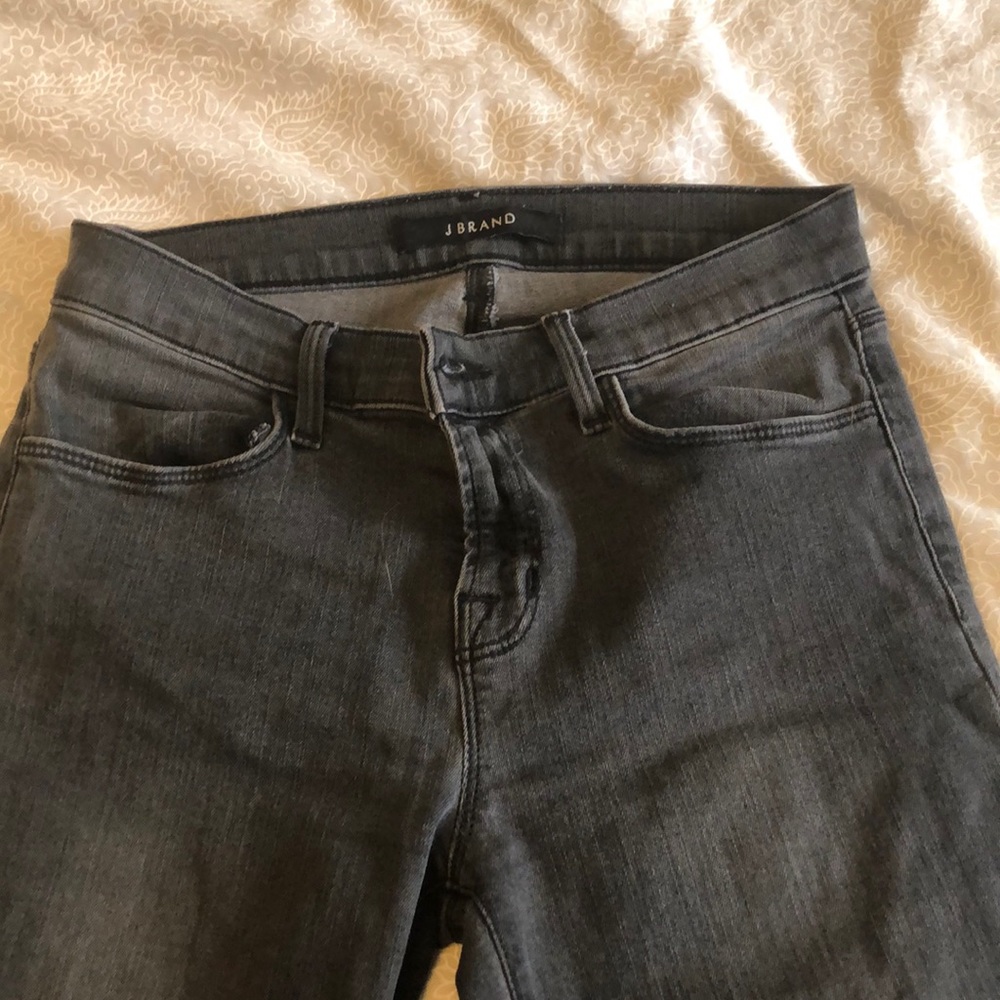 Dark grey J Brand skinny jeans